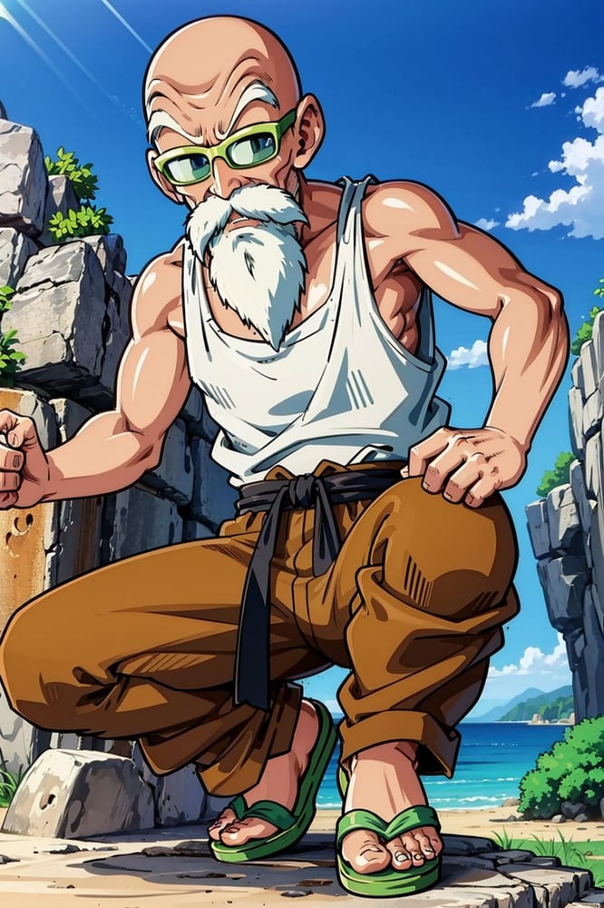 Roshi/Muten Rōshi/武天老師 - AI LoRA model on PixAI