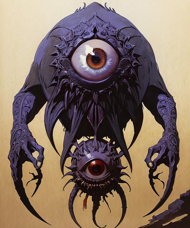 Yellow Devil + Evil Eye double model - AI Model cover image