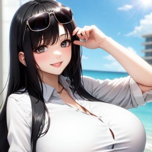 sunglasses on head - AI Model cover image