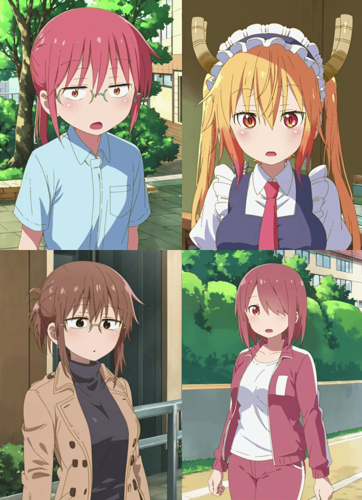 Kyoto Animation Style | Kobayashi-san Chi no Maid Dragon - Miss Kobayashi's Dragon Maid - AI Model cover image