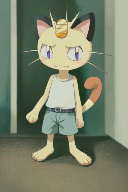 Meowth from Pokemon (Beta version), by TecnoIA - AI LoRA model on PixAI