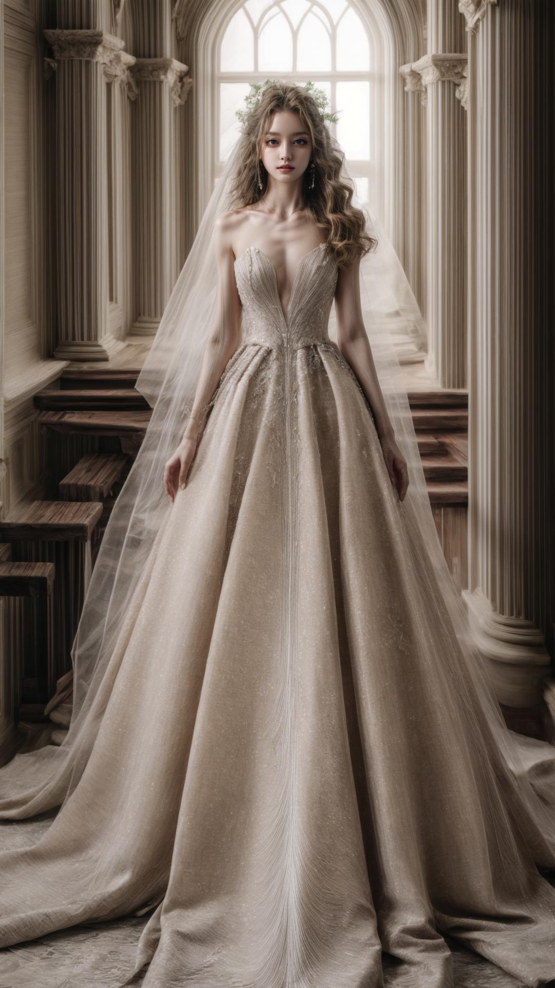 Fairy Wedding Dress 仙女婚纱裙 - AI Model cover image