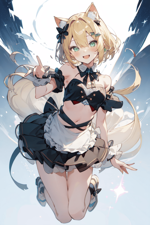 AI art "Cat girl3"