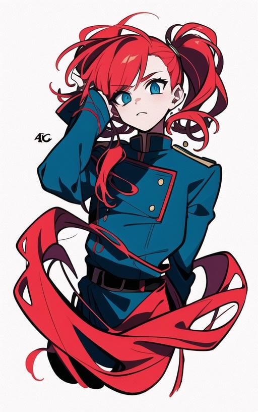 line color block style - AI Model cover image