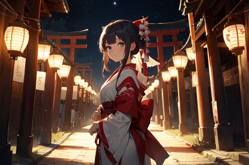 AI art "yoru_miko"