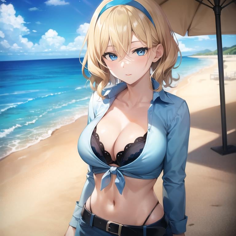 Knotted Shirt - AI LoRA model on PixAI