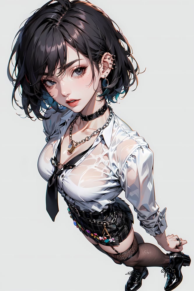 AI art "Badass" for keywords masterpiece, best quality, 1girl, badgirl