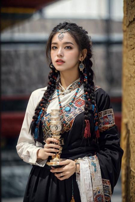 TQ - Tibet Clothes | Trang phục Tây Tạng | Clothing - AI Model cover image