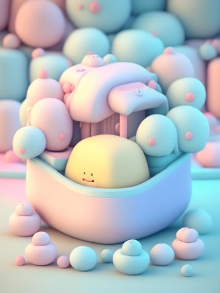94-Cute Clay Emojis LoRA - AI Model 커버 이미지