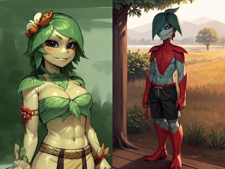 Florans (Starbound) species LoRA V1.0 - AI LoRA model on PixAI