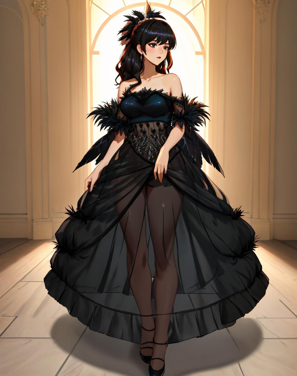 Noir Gown - AI Model cover image