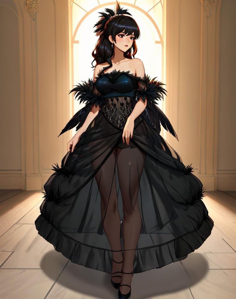 Noir Gown - AI Model cover image