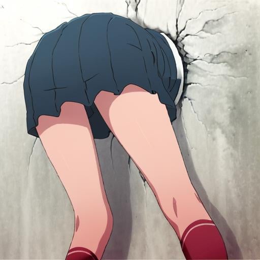 Trapped in Wall - Behind - AI Model cover image