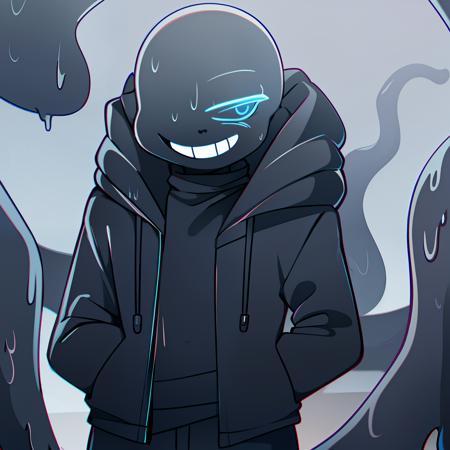 Nightmare!Sans (Corrupted vers), Undertale AU Character LoRA V1.0 - AI LoRA model on PixAI