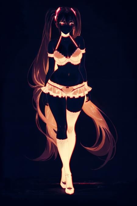 Neon outlines  - AI Model cover image