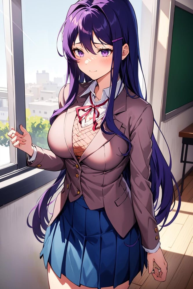 Yuri DDLC - AI LoRA model on PixAI