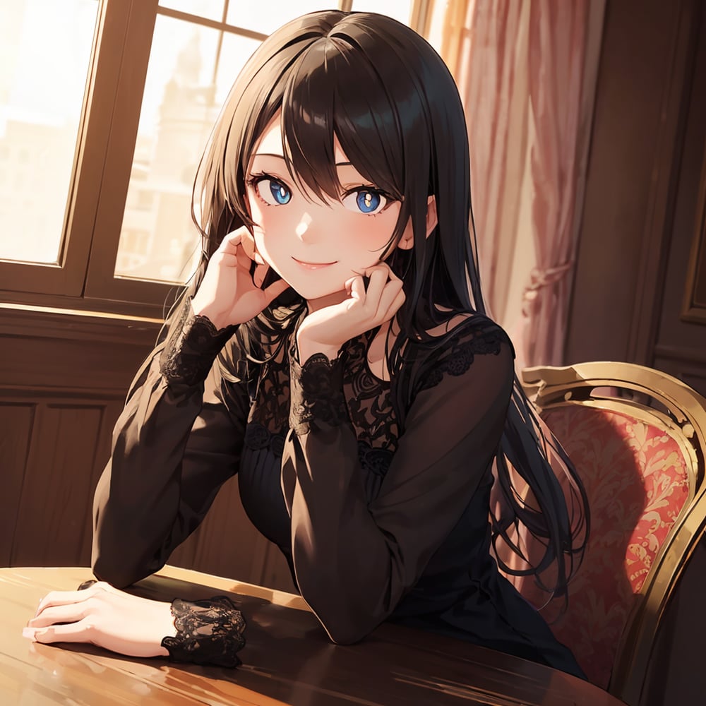AI art "Scary girl"