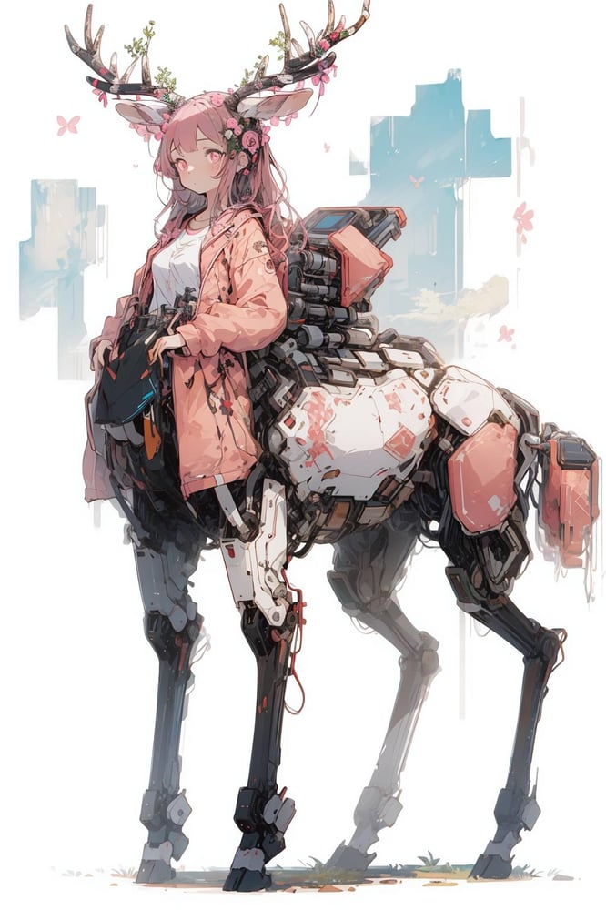 Mecha Deer deer Ear - AI LoRA model on PixAI