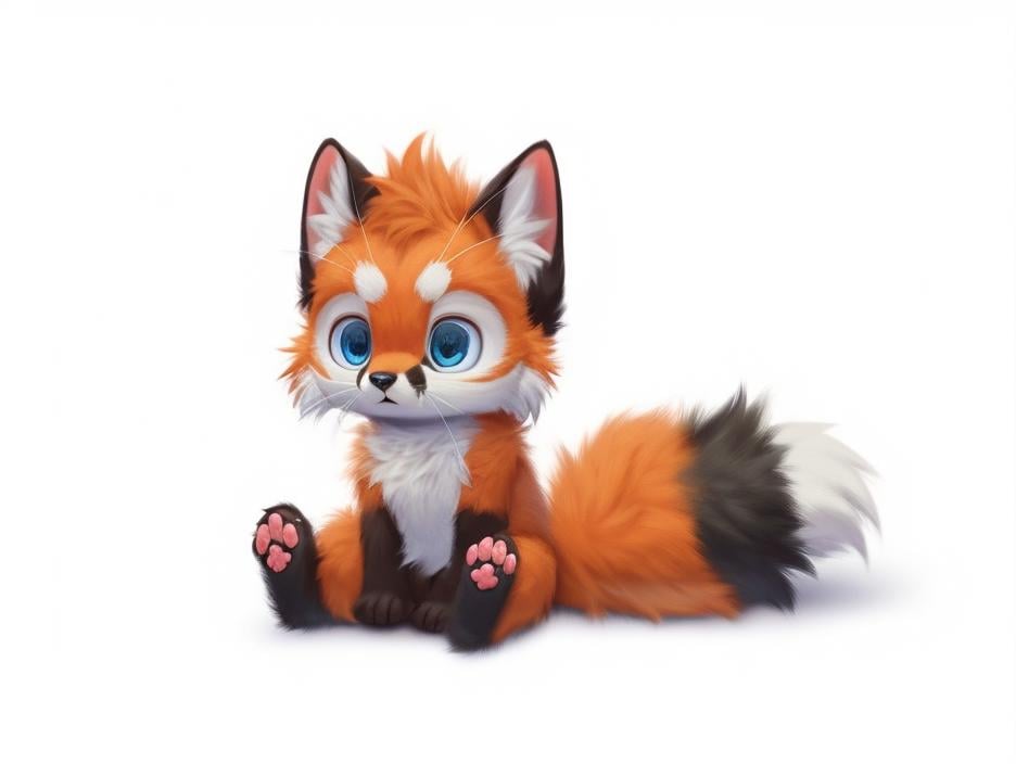 SilverFox Style. AKA Cute fluffy animals | Fluffyrock - AI LoRA model on PixAI