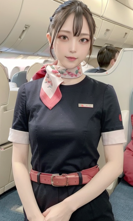 Stewardess Uniform - AI Model cover image
