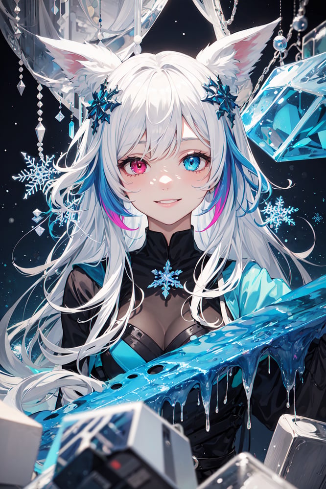 AI art "COLOR #2 ICE#2"