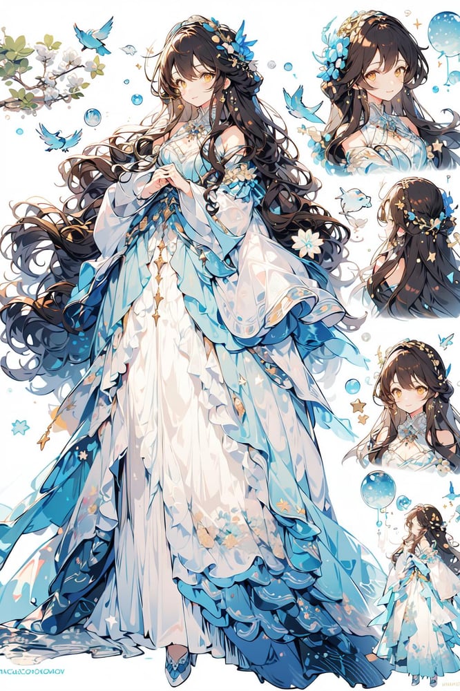 富婆style/童话般的服设/fairy tale girl Lora - AI Model 커버 이미지