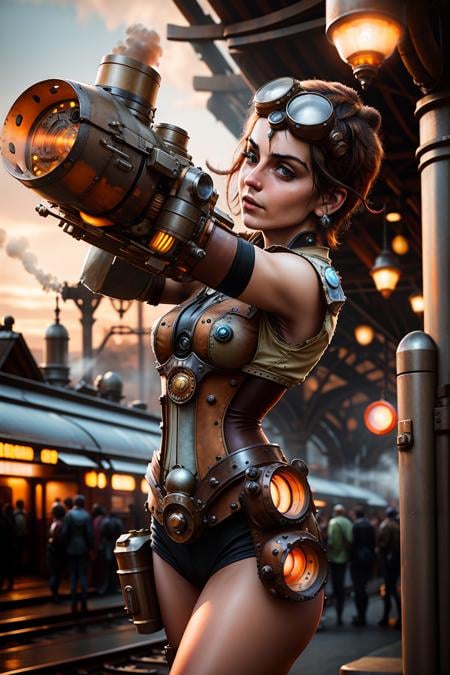 👍🏼 Arm Cannon concept / / BodyModel / realistic style / anime Style - AI LoRA model on PixAI