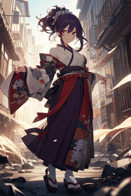 AI art "Taisho period"
