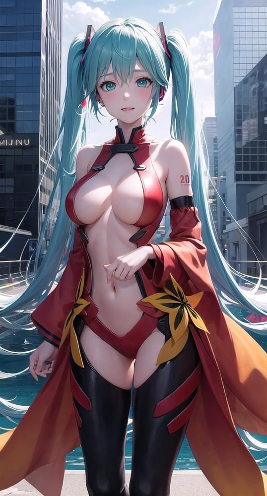 [LoRa] Yuzuriha inori COS - Guilty Crown Clothing (With multires noise version) - AI Model cover image