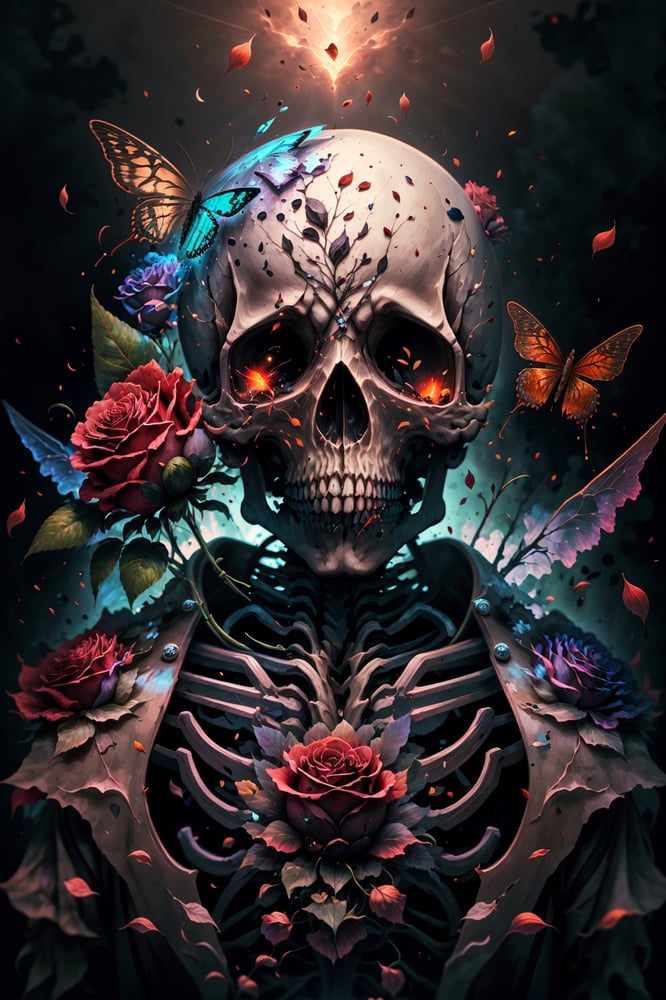 Skull Concept v1.0 - AI LoRA model on PixAI