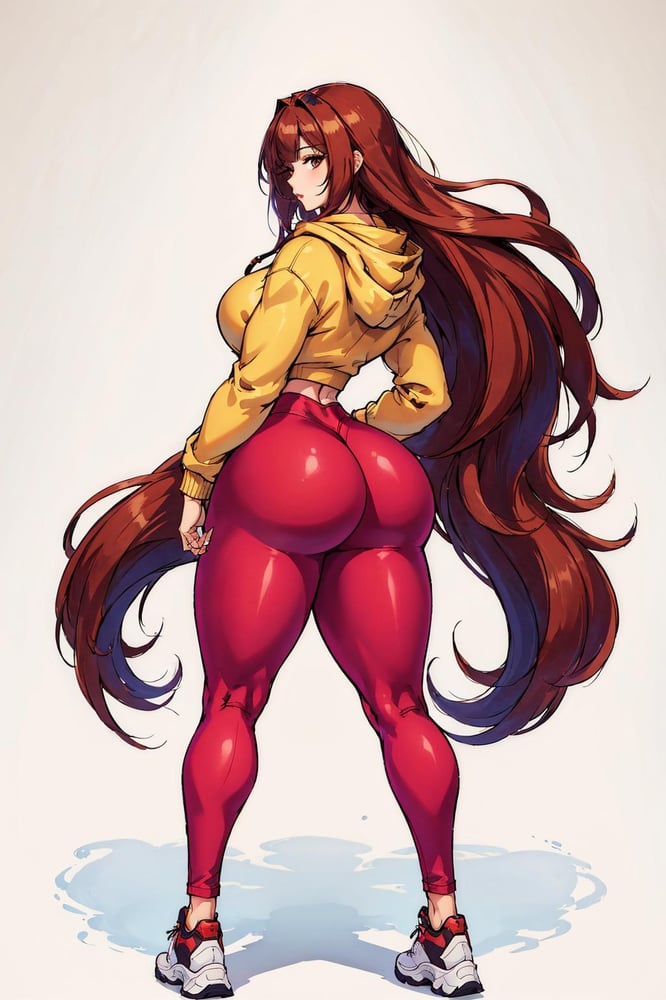 Scrunchbutt Leggings - fC (Clothing Lora) - AI Model cover image