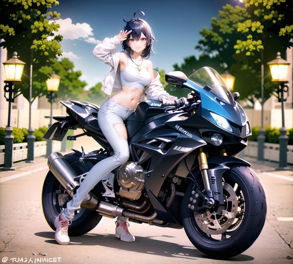 Motorbike EX | Transportation LoRA - AI Model cover image