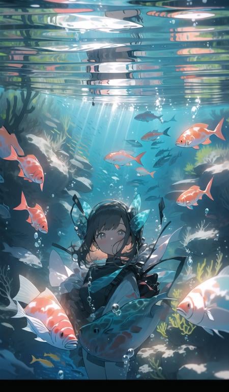 [LoRa] Glistening Light / 流光 Concept (With multires noise version) - AI LoRA model on PixAI