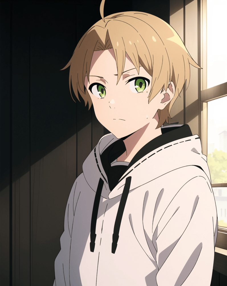 Mushoku Tensei (Jobless Reincarnation) Anime Style LoRA - AI Model 커버 이미지