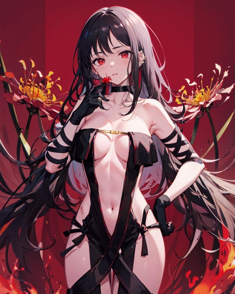 【Costume】【Cosplay】Yu Mei-Ren (Fate) Clothing 虞美人Cosplay - AI Model cover image