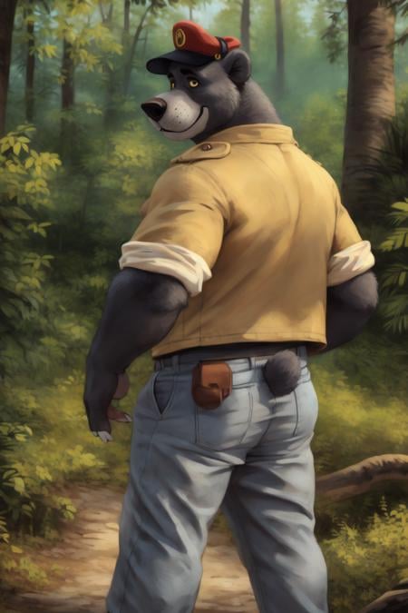 Baloo (The Jungle Book/Talespin) Furry Character LoRA V1.0 - AI LoRA model on PixAI