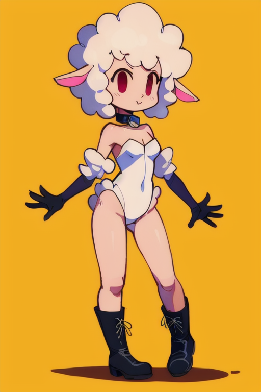 Leggy Lamb Droopy Cartoon - AI Model cover image