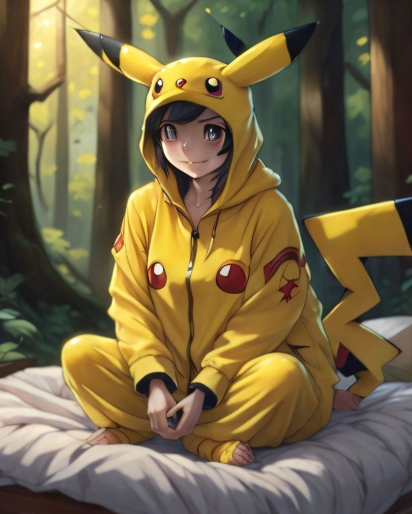 AI Art Pikachu girl by Bad Girl PixAI