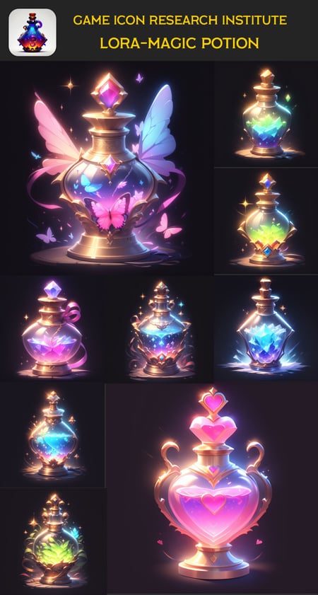 Game Icon Institute (Magic Potion) - AI Model cover image