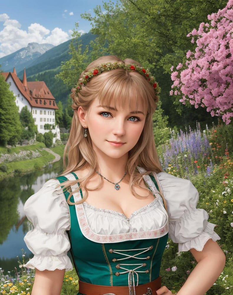 Bavarian Dirndl - AI Model cover image
