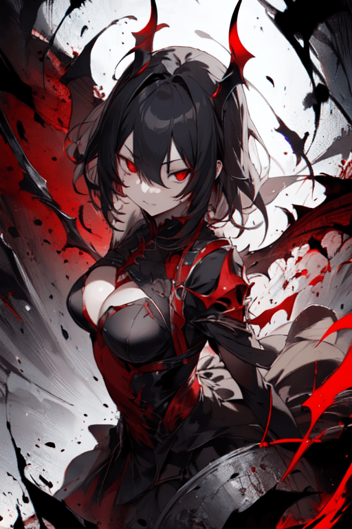 AI art "Vampire Lady"