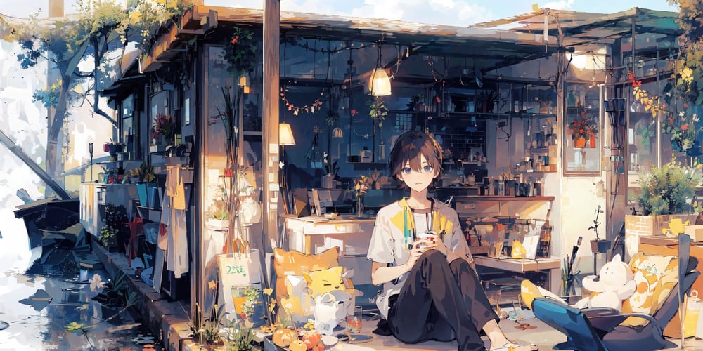 日系场景/Japanese scene illustration/日系シーンイラストです/生活感 Lora - AI Model cover image