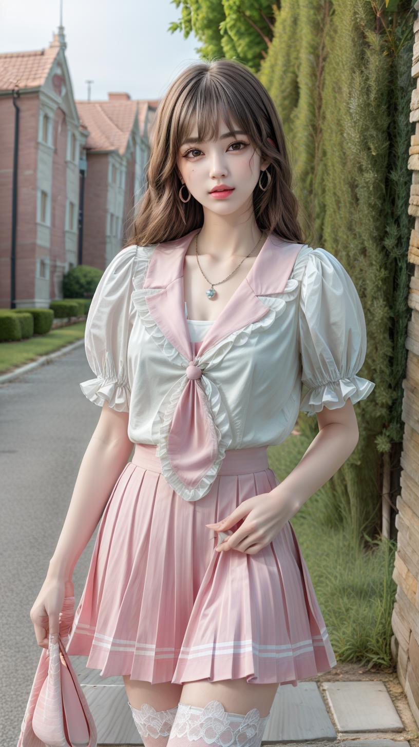 Sweet girl dress - AI Model cover image