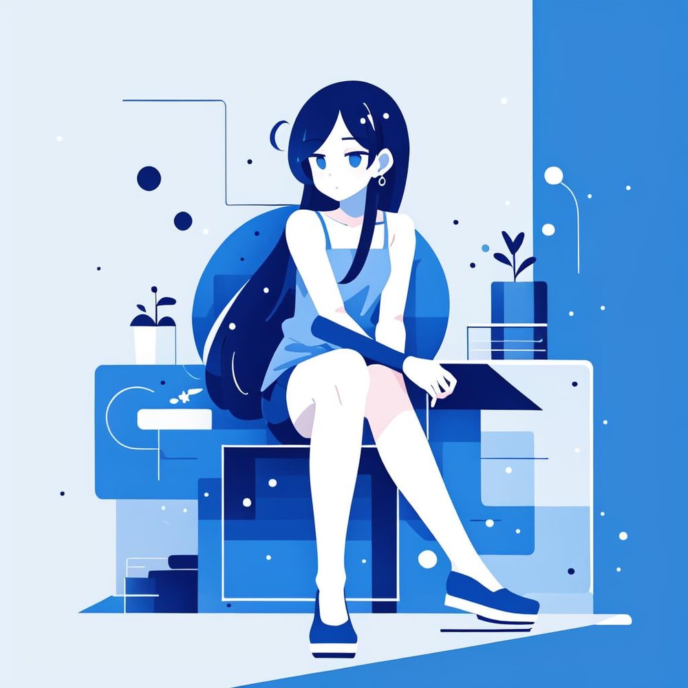 niji-flat illustration - AI Model cover image
