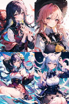 110-蜡笔画风-炫彩风格 - AI Model cover image