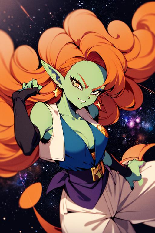 Ai Art Lora Model Zangya Dragon Ball Pixai 