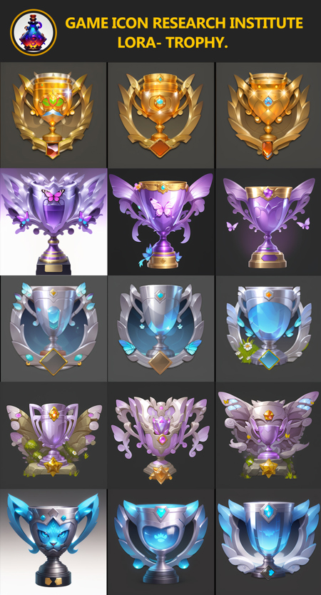 Game Icon Research (Trophy) - AI Model cover image