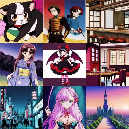 80's Anime style - AI Model cover image
