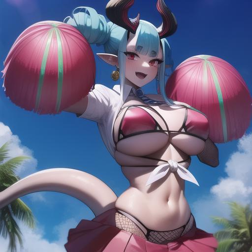 Ibuki Douji, 2nd Asention, Cheerleader - Fate Grand Order - AI Modelのカバー画像