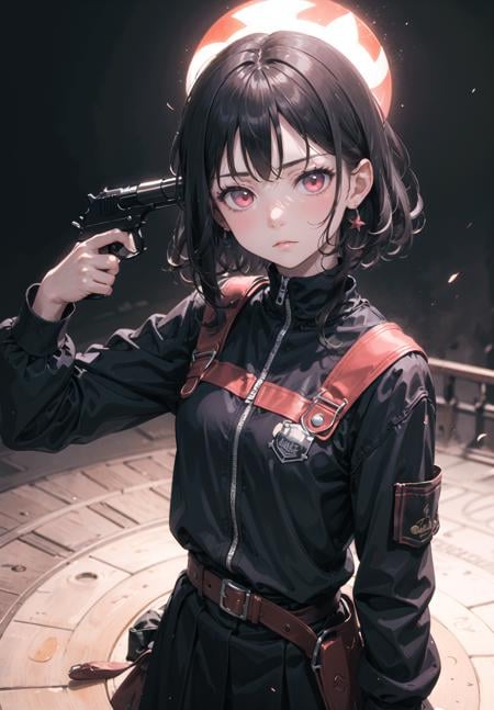 銃2頭のポーズ - AI Model cover image